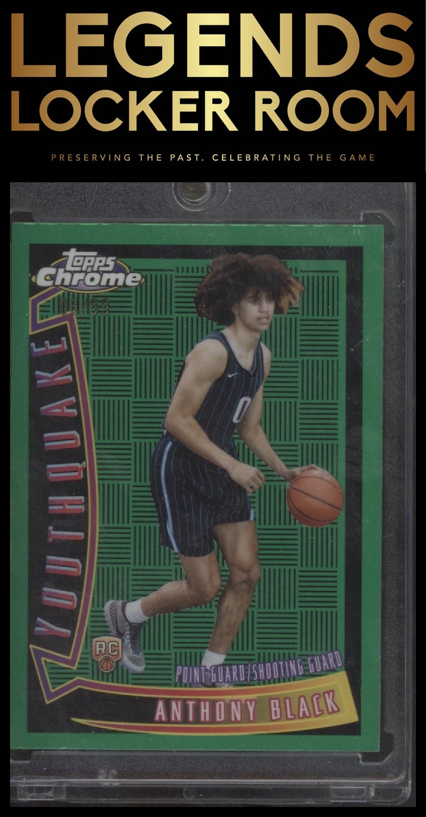 2023-24 Topps Chrome #YQ-9 Anthony Black Youthquake /99