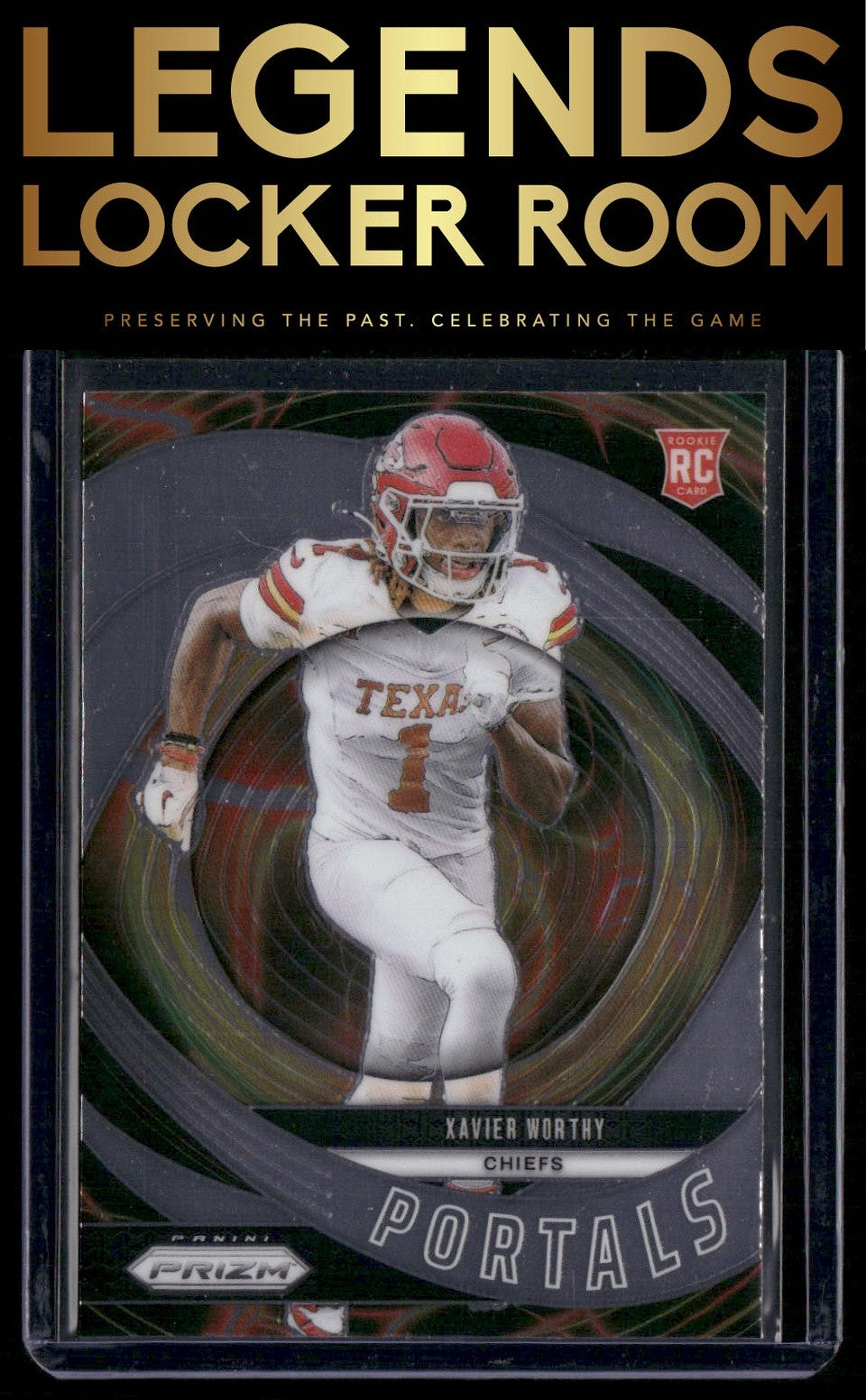 2024 Panini Prizm #10 Xavier Worthy Portals