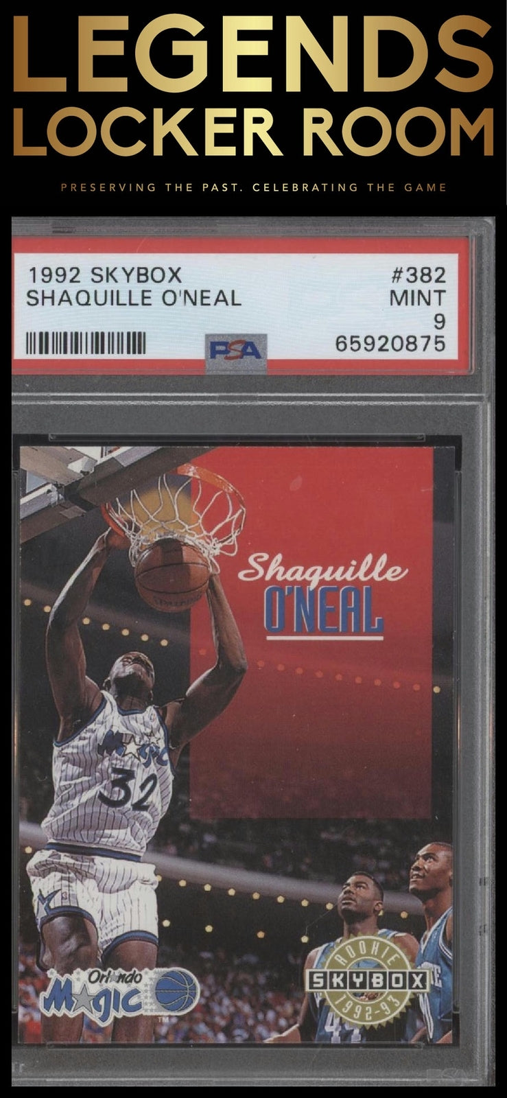 1992 Skybox #382 Shaquille O'Neal PSA 9
