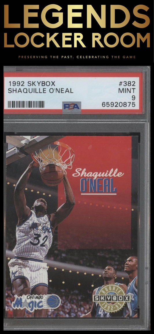 1992 Skybox #382 Shaquille O'Neal PSA 9