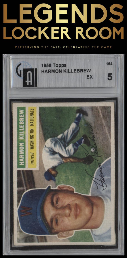 1956 Topps #164a Harmon Killebrew White Back Other 5