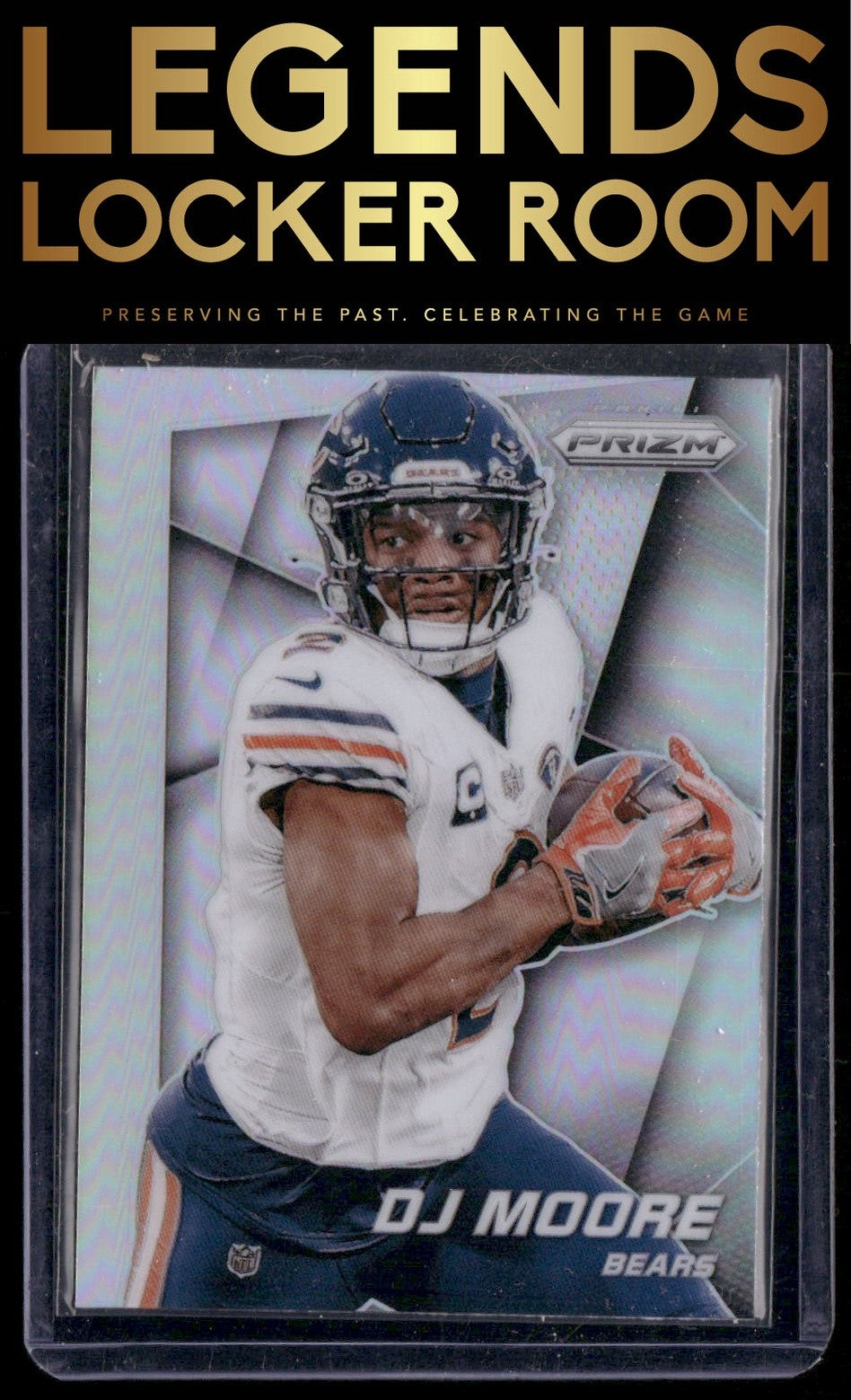 2024 Panini Prizm #9 DJ Moore Prizm Flashback Silver Prizm