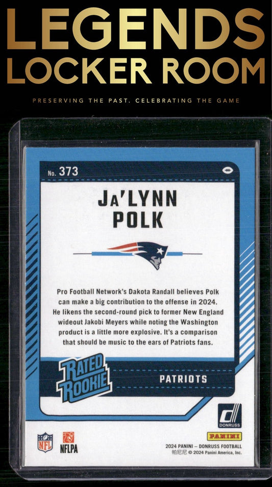 2024 Donruss #373 Ja'Lynn Polk