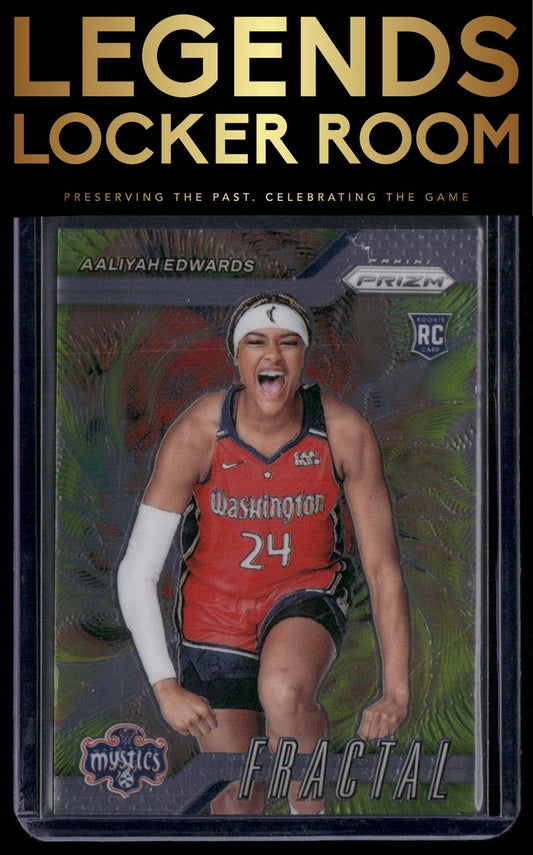 2024 Panini Prizm WNBA #3 Aaliyah Edwards Fractal