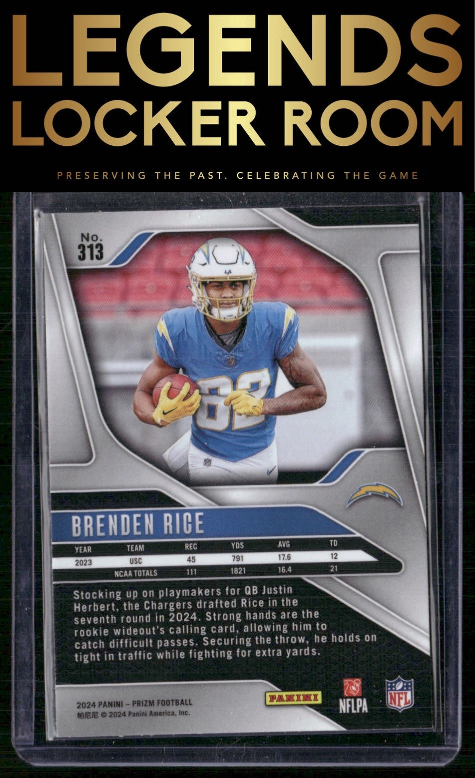 2024 Panini Prizm #313 Brenden Rice