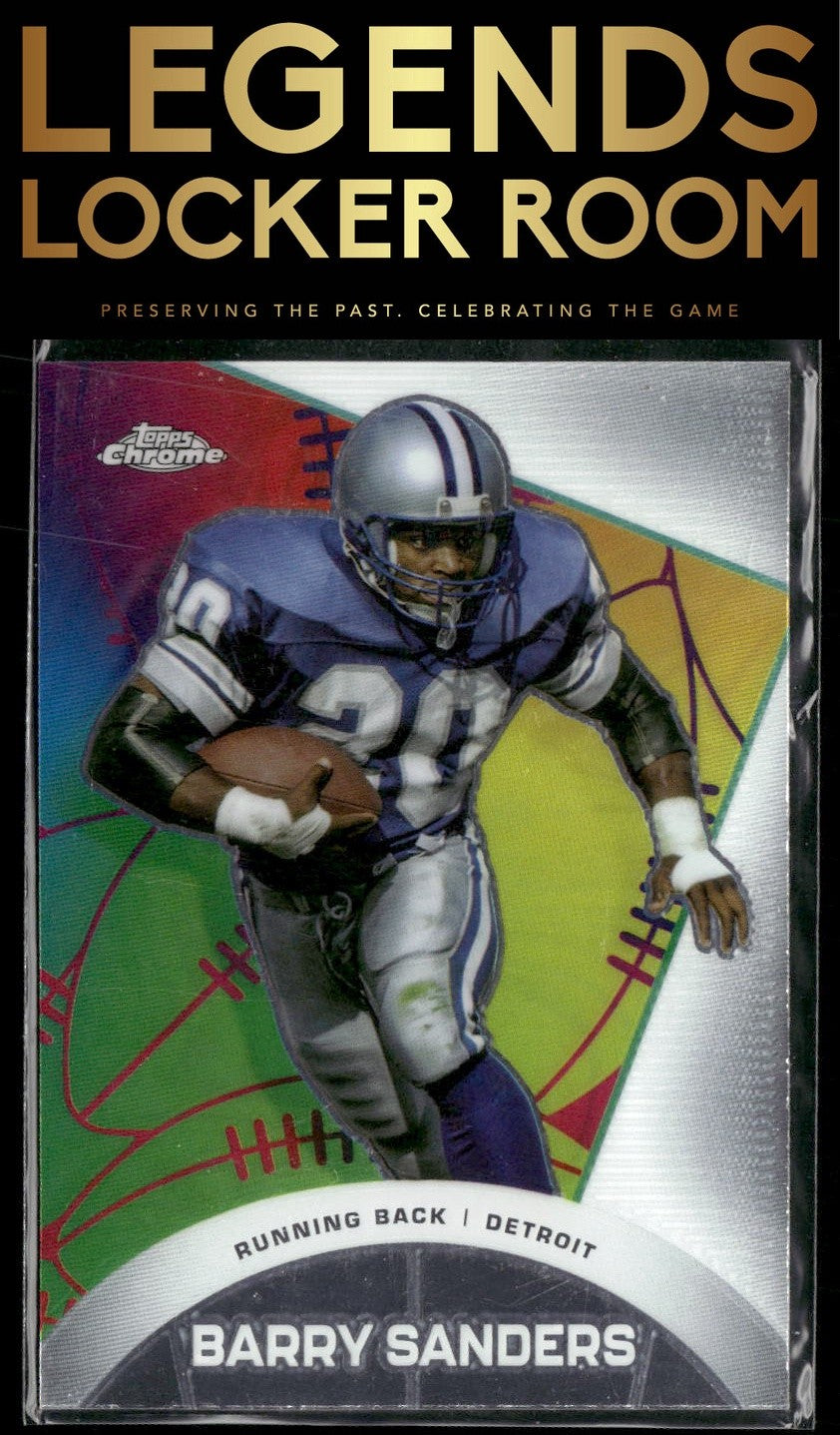 2023 Topps Composite #CAE-21 Barry Sanders Chrome All-Etch