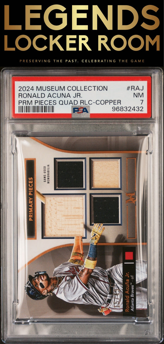 2024 Topps Museum Primary Pieces Quad Ronald Acuna Jr.