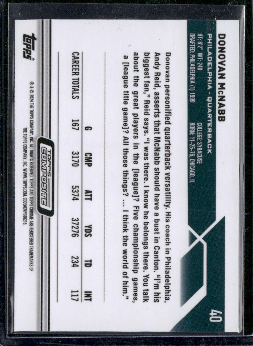 2023 Topps Composite #40 Donovan McNabb
