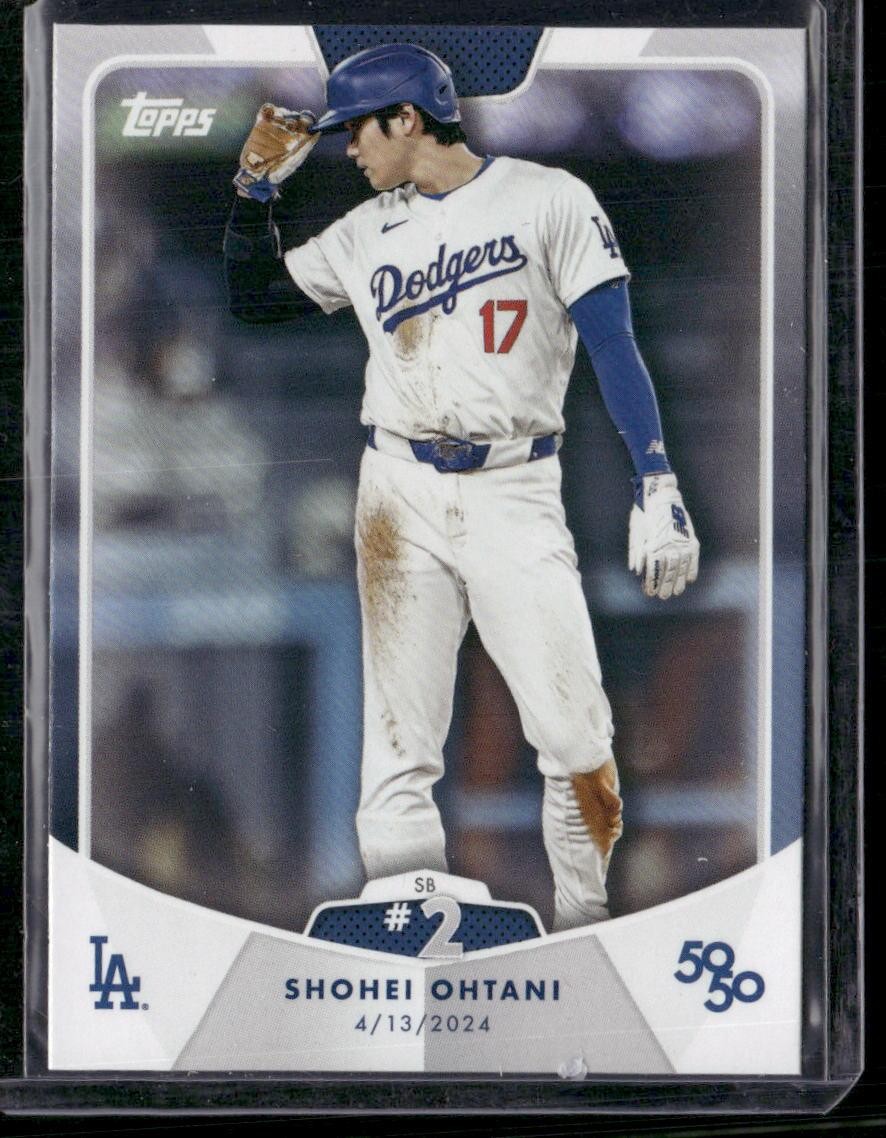 2024 Topps 50/50: Shohei Ohtani #2 Shohei Ohtani SB