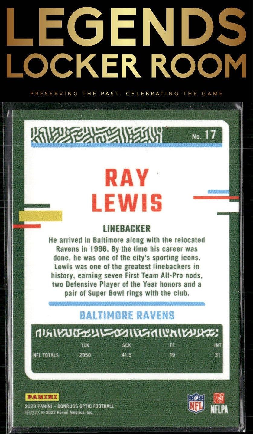 2023 Donruss Optic #17 Ray Lewis