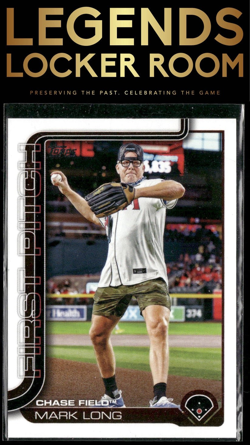 2025 Topps #FP2-5 Mark Long First Pitch (Series Two)