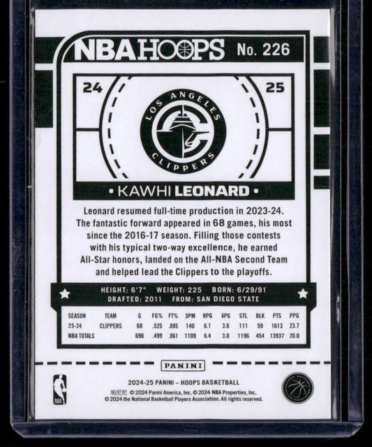 2024-25 Hoops #226 Kawhi Leonard