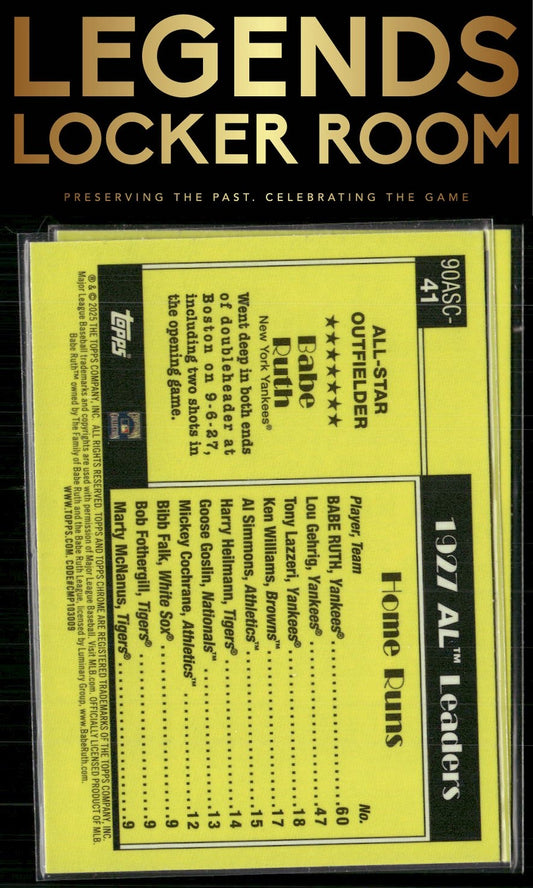 2025 Topps Anthony Volpe 1990 Topps Baseball 35th Anniversary Chrome Mojo