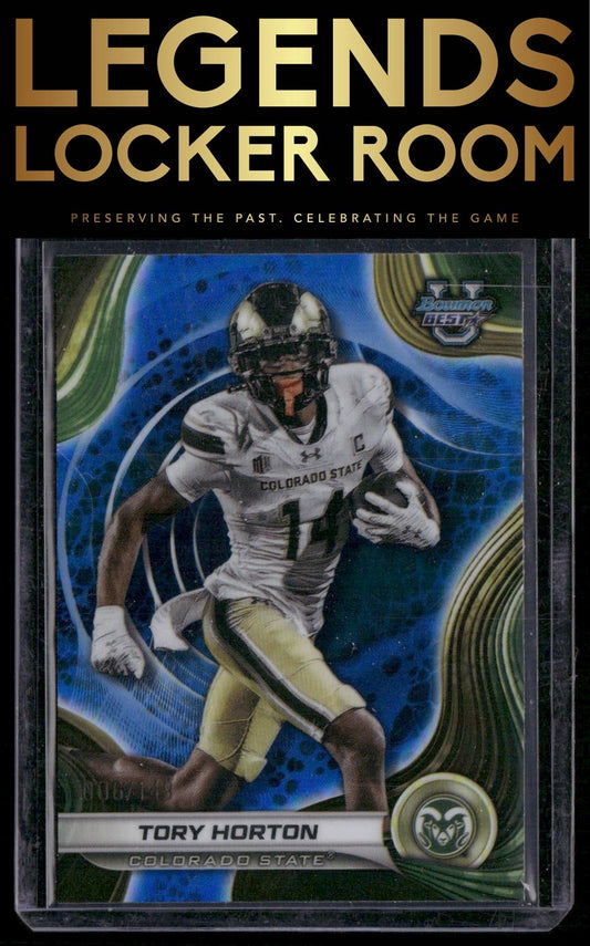 2024 Bowman University Best #94 Tory Horton Blue Refractor #/149