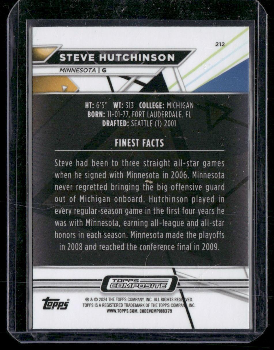 2023 Topps Composite #212 Steve Hutchinson