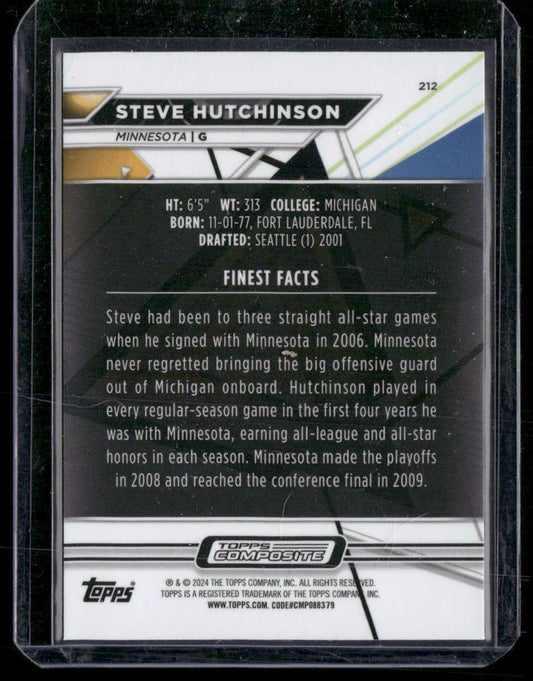 2023 Topps Composite #212 Steve Hutchinson