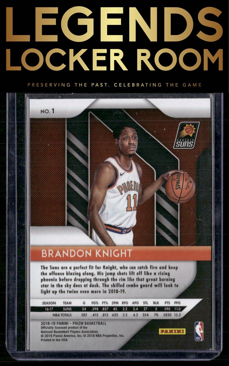 2018-19 Panini Prizm #1 Brandon Knight