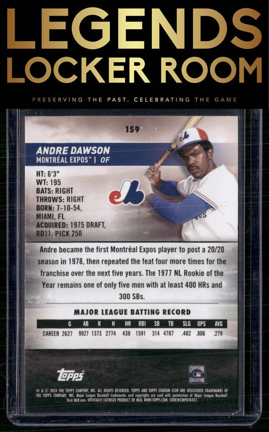 2024 Stadium Club #159 Andre Dawson