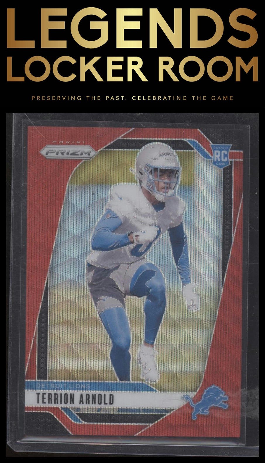2024 Panini Prizm #389 Terrion Arnold Red Wave #/149