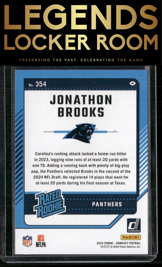 2024 Donruss #354 Jonathon Brooks