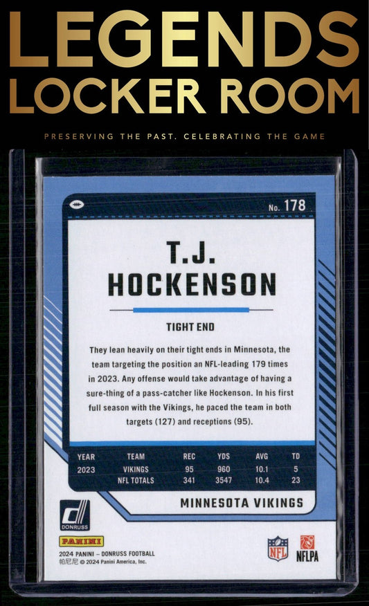 2024 Donruss #178 T.J. Hockenson