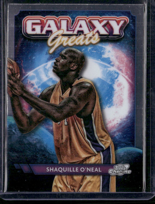 2023-24 Topps Chrome Cosmic #GG-9 Shaquille O'Neal Galaxy Greats