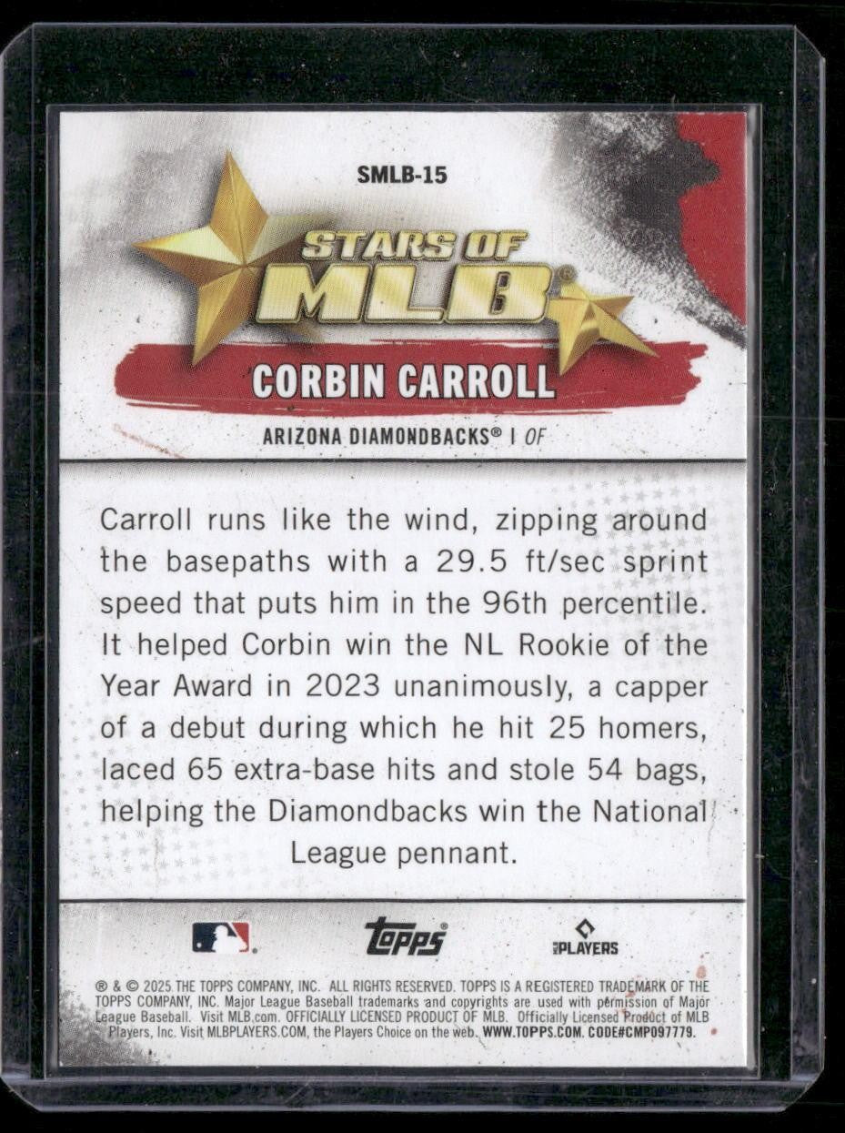 2025 Topps #SMLB-15 Corbin Carroll Stars of MLB