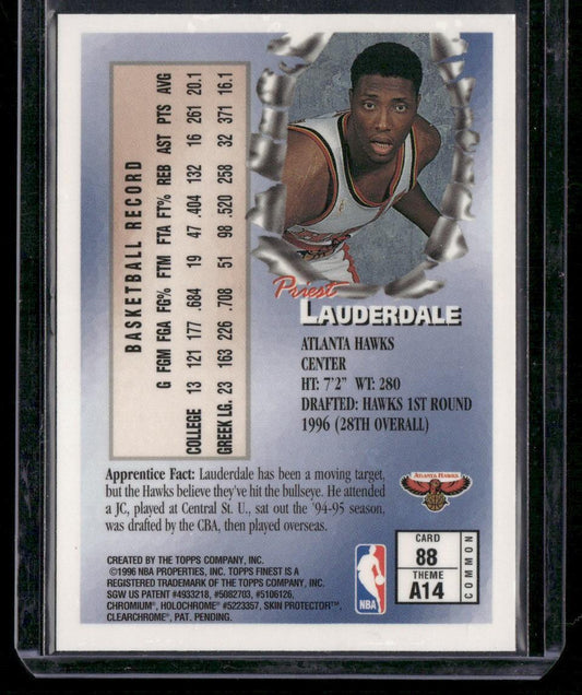 1996 topps finest apprentices 88