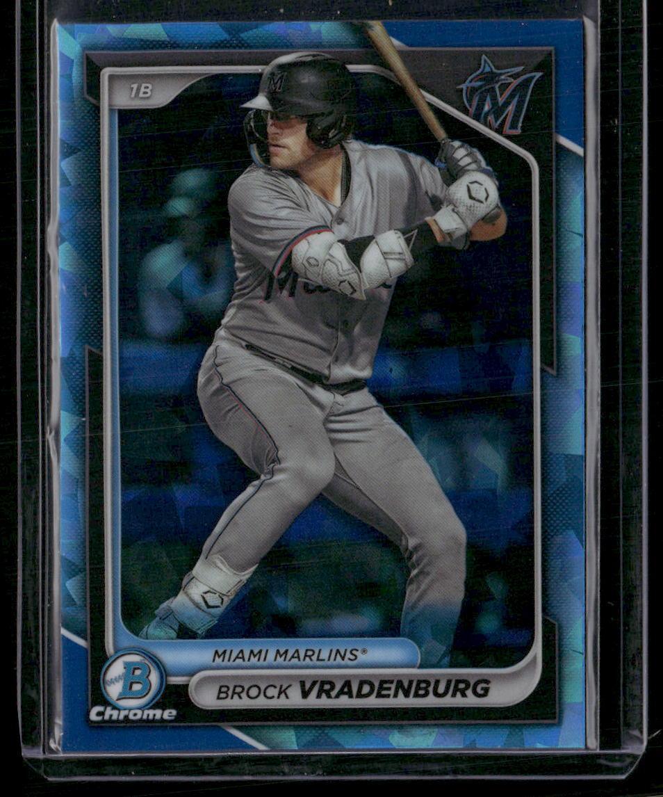 2024 Bowman Chrome Sapphire #BCP-62 Brock Vradenburg Prospects