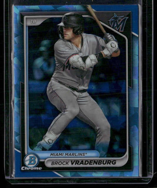 2024 Bowman Chrome Sapphire #BCP-62 Brock Vradenburg Prospects