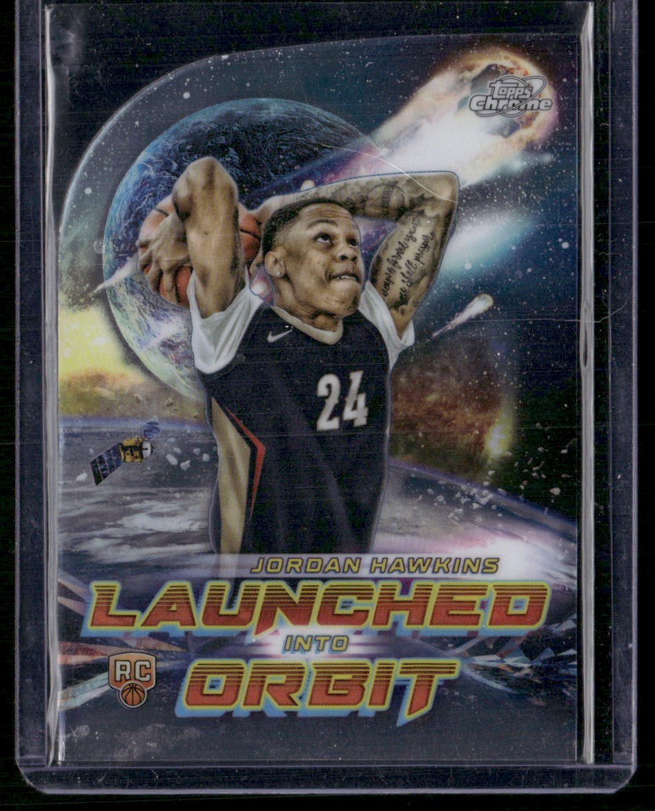 2023-24 Topps Chrome Cosmic #LIO-8 Jordan Hawkins Launched Into Orbit
