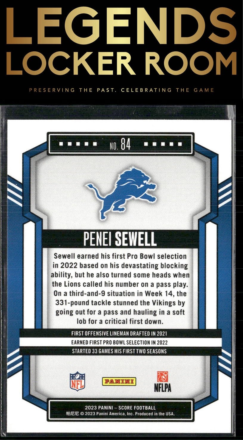 2023 Score #84 Penei Sewell