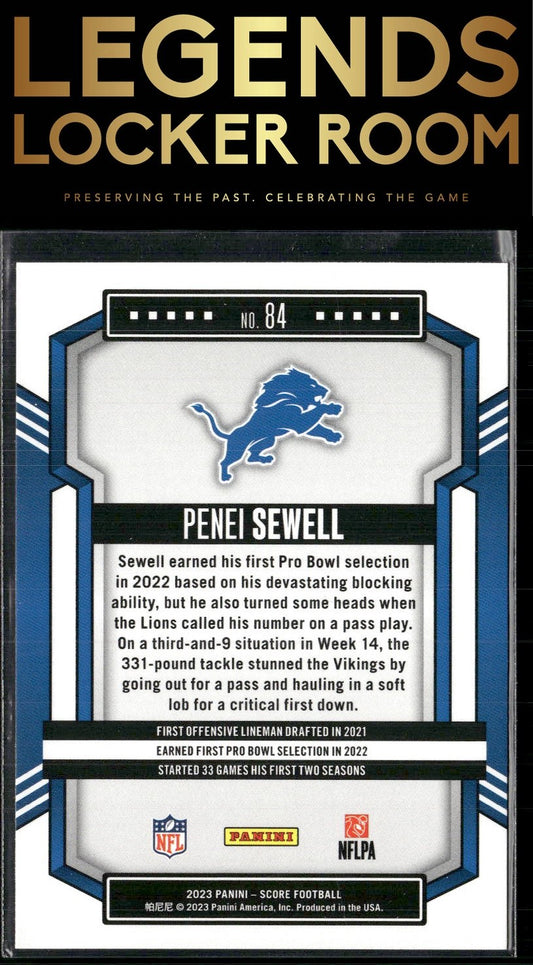 2023 Score #84 Penei Sewell