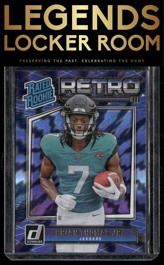 2024 Donruss #17 Brian Thomas Jr. Rated Rookies Retro