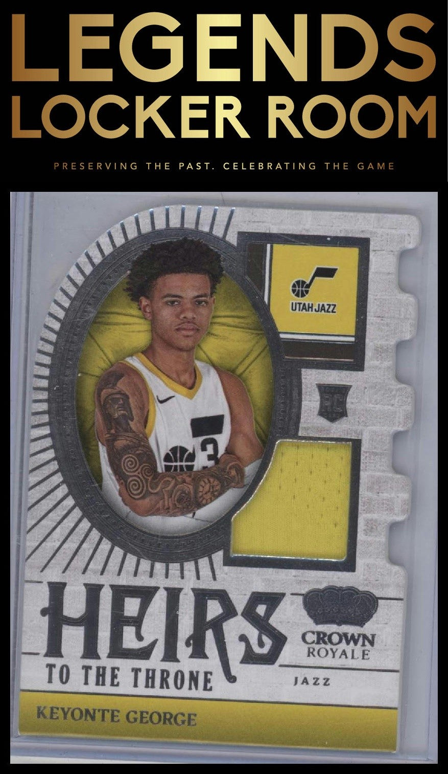 2023-24 Panini Crown Royale #HT-KEY Keyonte George Heirs to the Throne