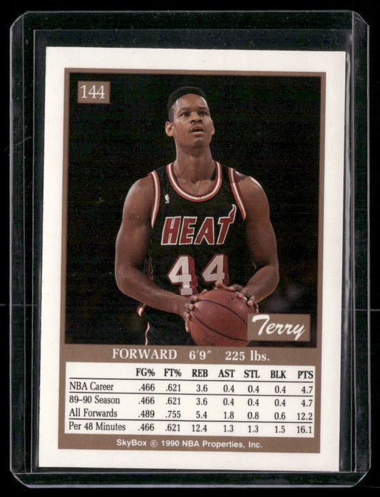 1990-91 SkyBox #144 Terry Davis