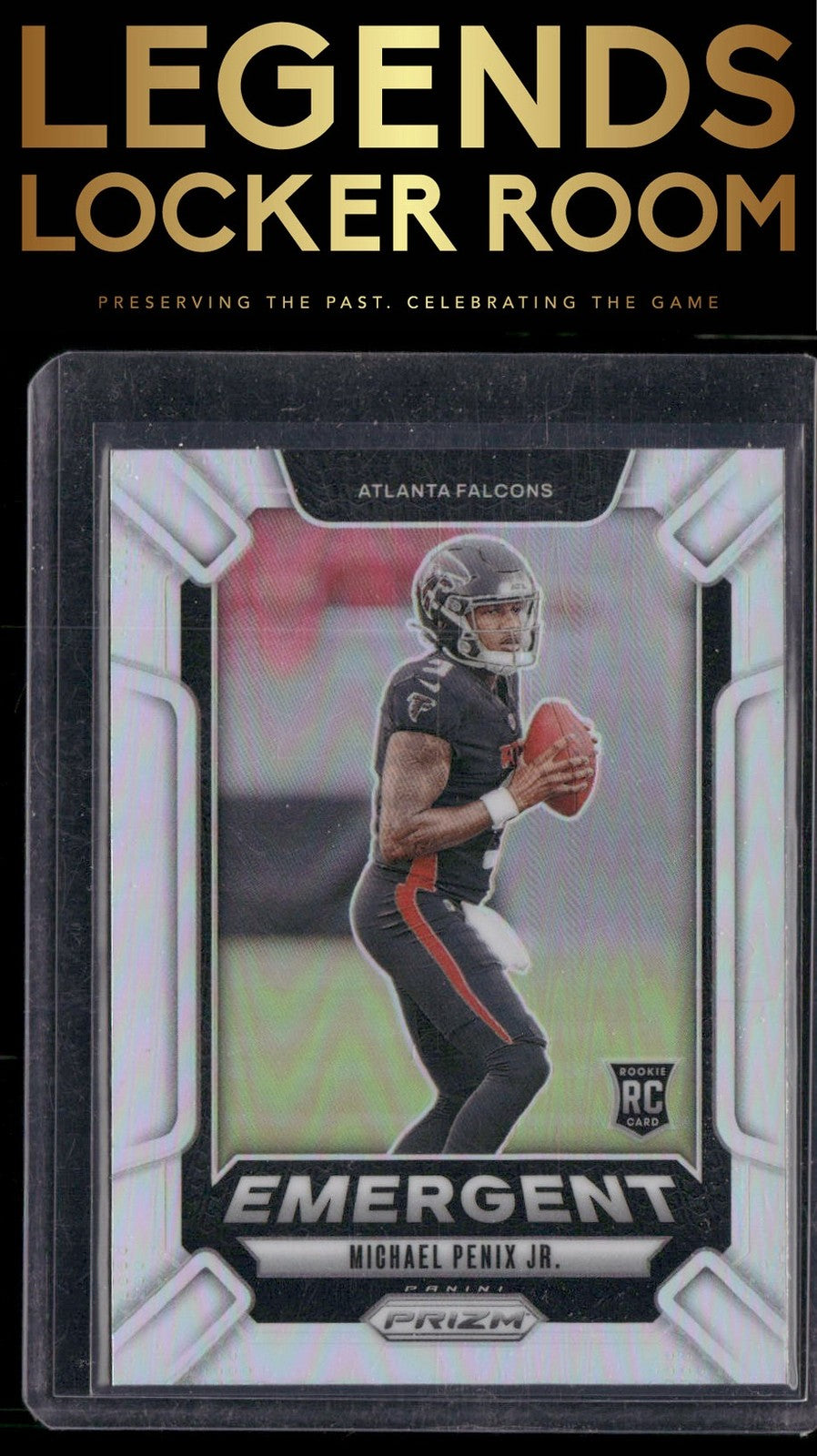 2024 Panini Prizm #20 Michael Penix Jr. Emergent Silver Prizm