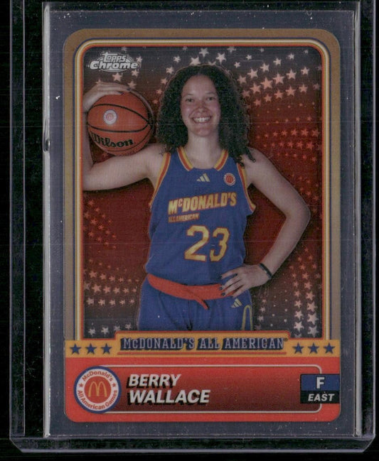 2024 Topps Chrome McDonald's All-American #62 Berry Wallace