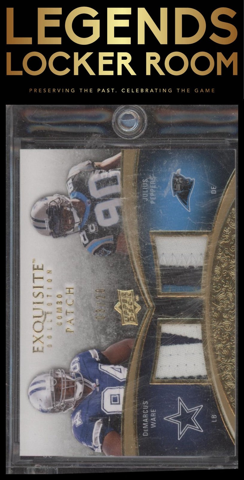 2009 Exquisite Collection Ware/Peppers Patch Combos Gold /20