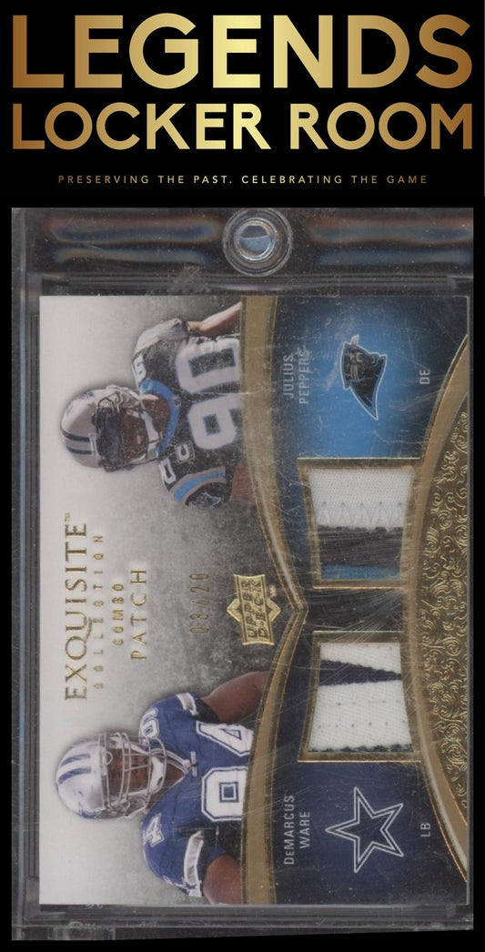 2009 Exquisite Collection Ware/Peppers Patch Combos Gold /20