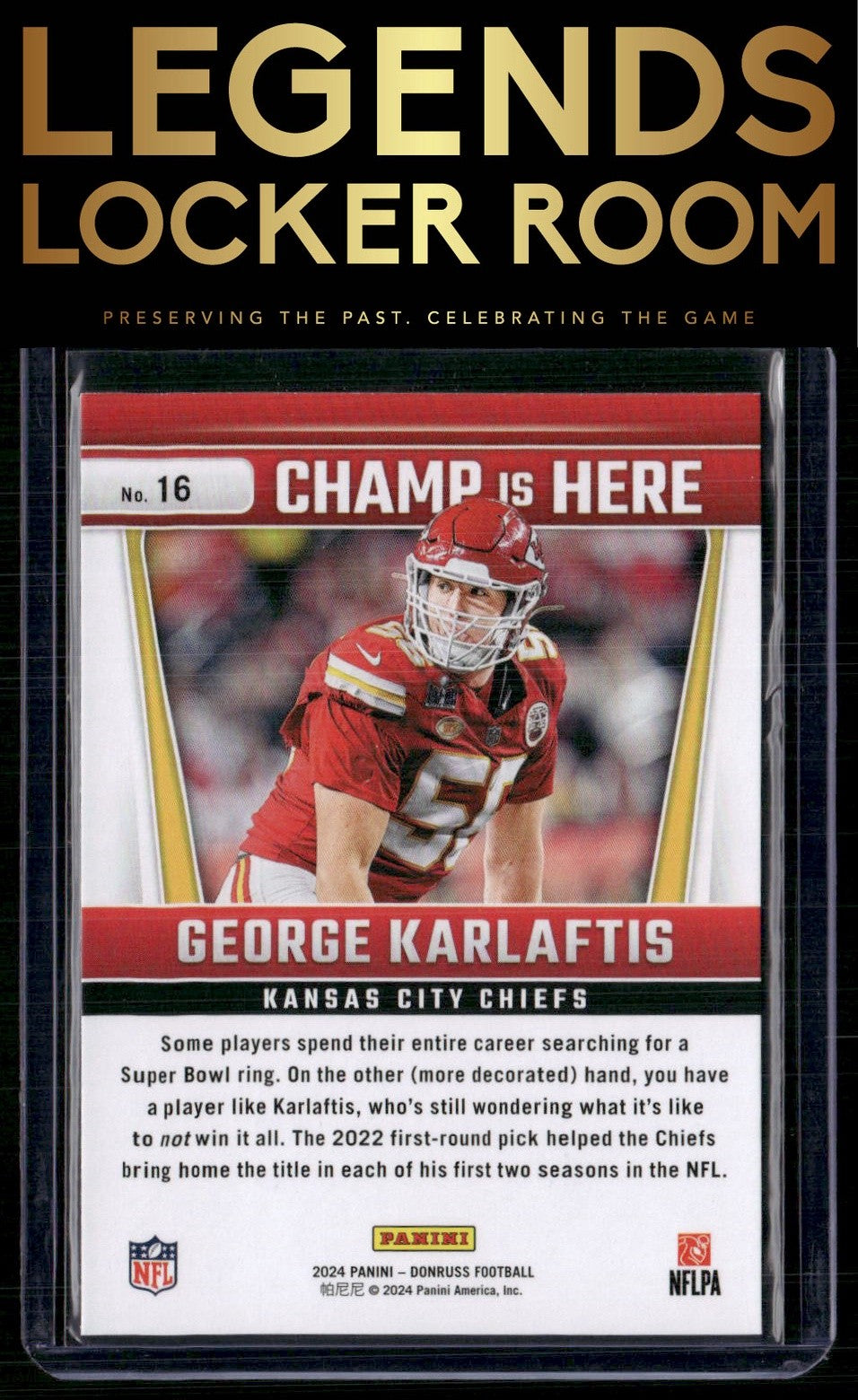 2024 Donruss #16 George Karlaftis Champ is Here
