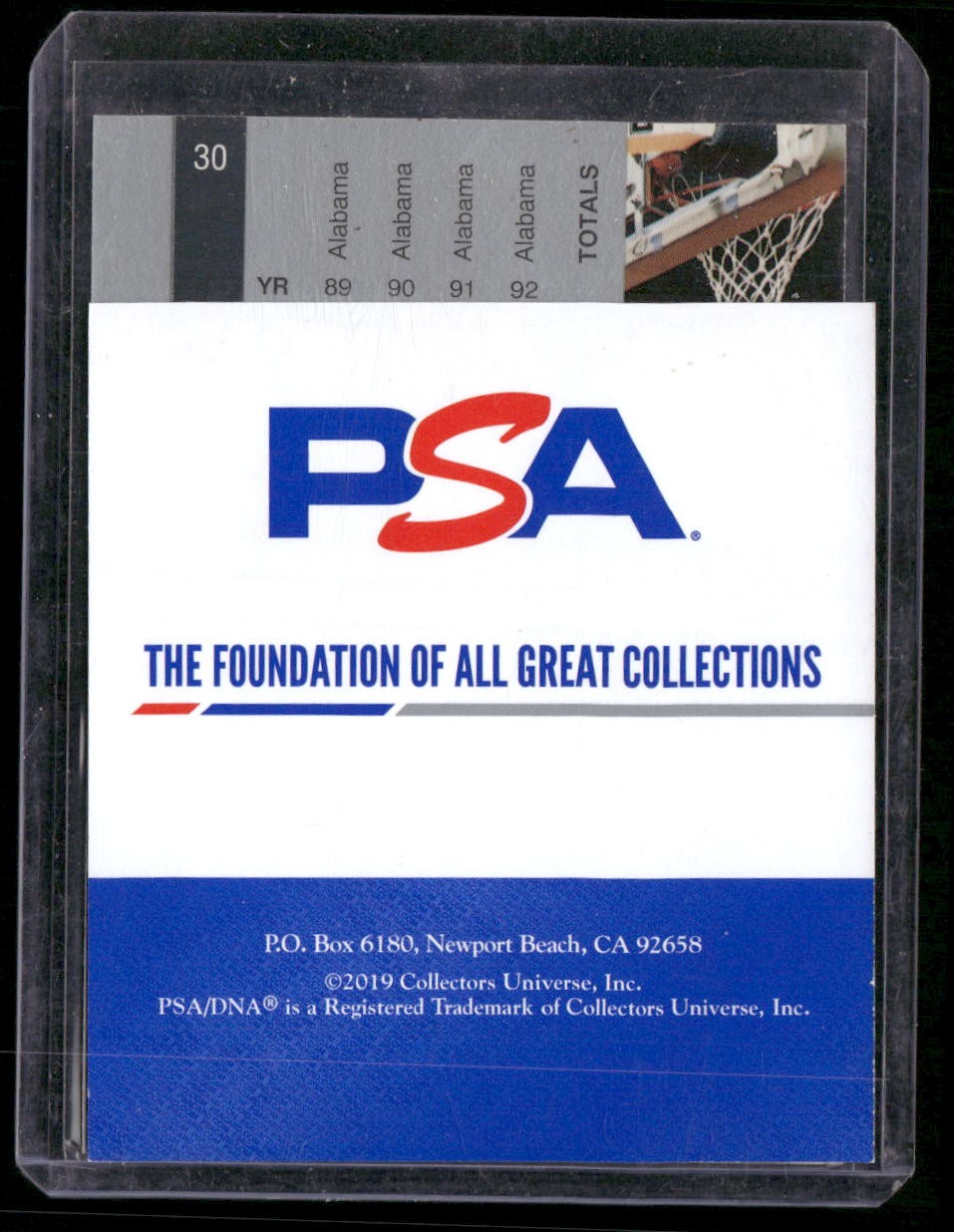 1992 Classic Four Sport #30 Robert Horry PSA Auto PSA Authentic