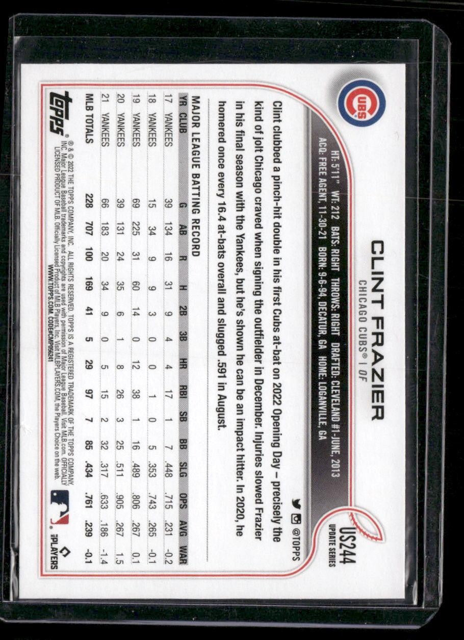 2022 Topps Update #US244 Clint Frazier