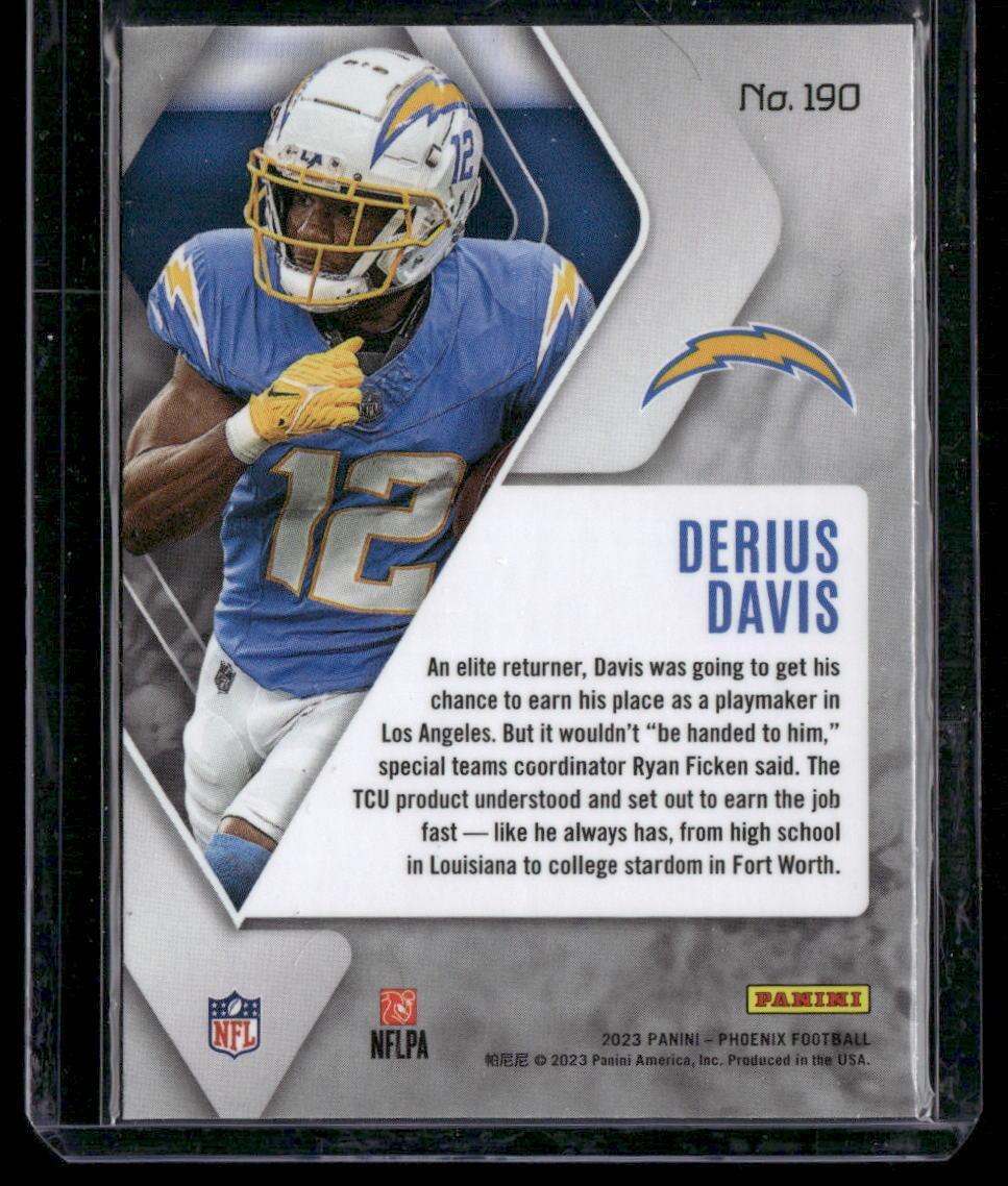 2023 Panini Phoenix #190 Derius Davis