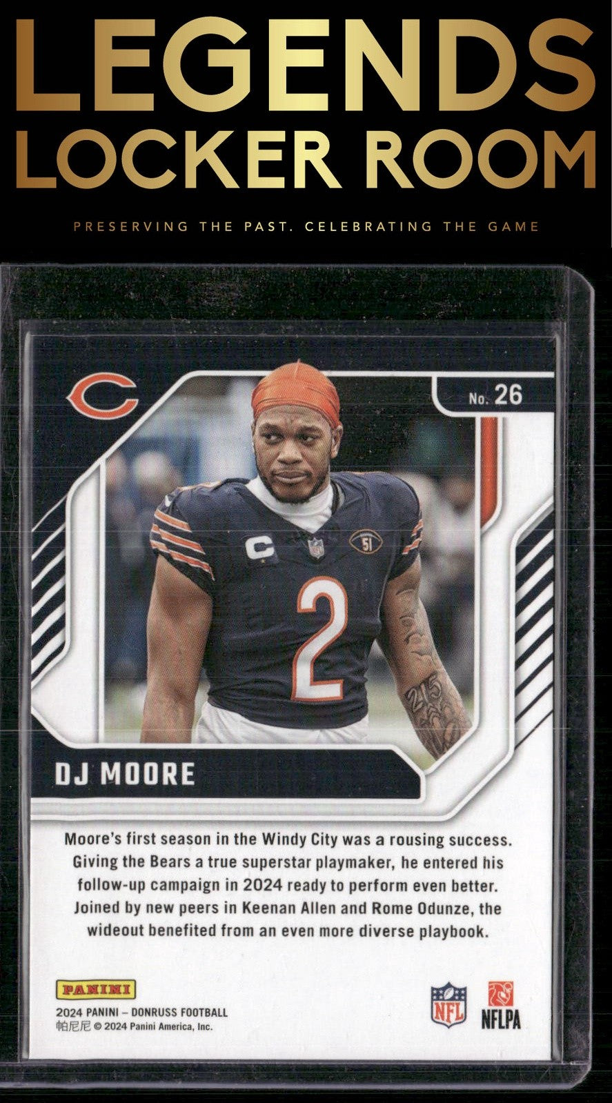 2024 Donruss #26 DJ Moore The Elite Series