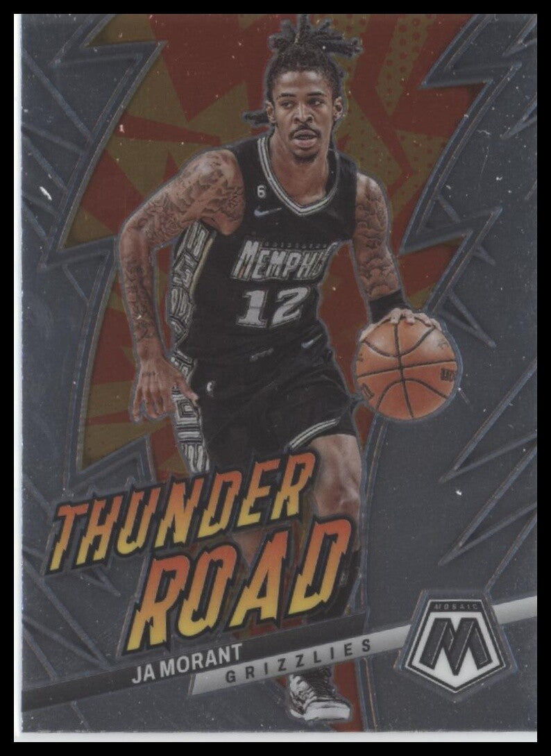 2022-23 Panini Mosaic #11 Ja Morant Thunder Road