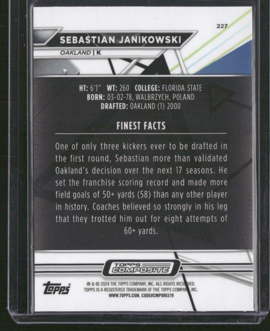 2023 Topps Composite #227 Sebastian Janikowski
