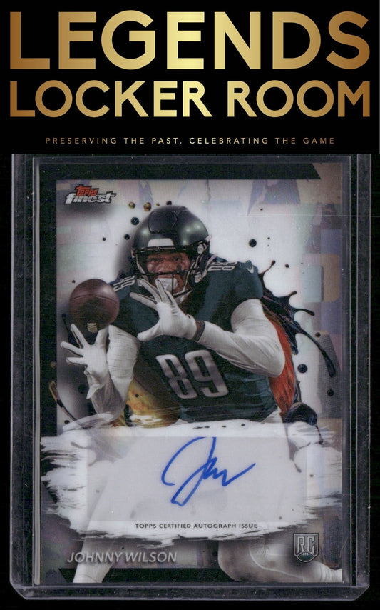 2024 Finest #RFA-JW Johnny Wilson Rookie Finest Autographs