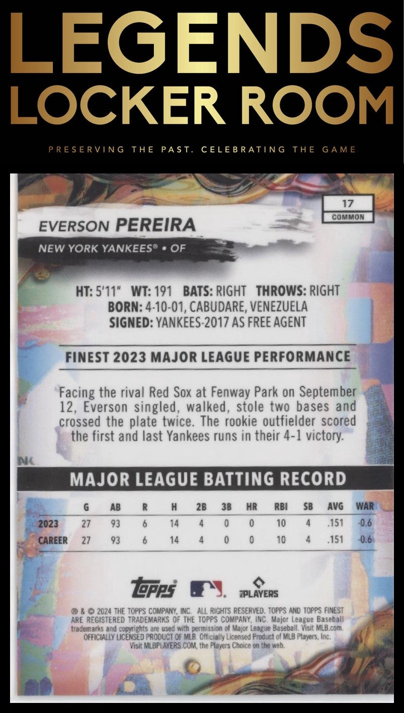 2024 Finest #17 Everson Pereira
