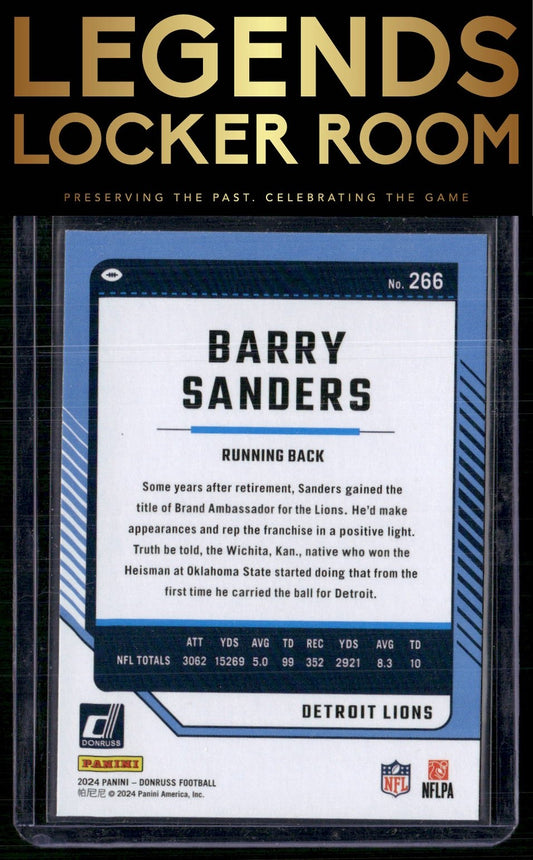 2024 Donruss #266 Barry Sanders